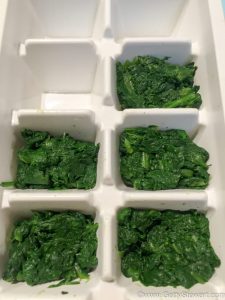 spinach frozen - frozen food meals