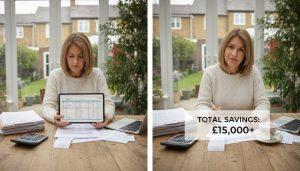 london-homeowner-calculating-moving-costs-with-documents-and-calculator