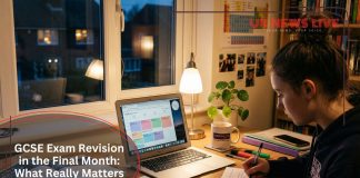 gcse-student-revision-setup-with-notes-flashcards-and-study-plan-at-home