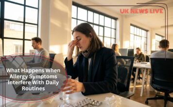 young-professional-woman-with-hay-fever-symptoms-at-office-desk-with-antihistamine-tablets