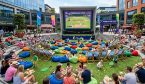 outdoor-tennis-viewing-scene-in-Gunwharf-Quays